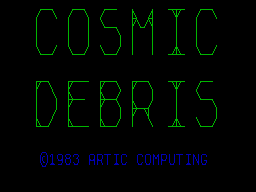 Cosmic Debris (1983)(Artic Computing)
